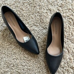 Massini Black Block Heels